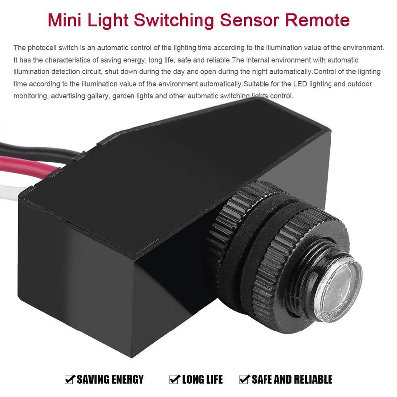 Tangxi 12V to 50VDC Photocell Light Sensor Control Switch, Auto ON/OFF - Image 2